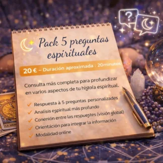Pack 5 preguntas vidas pasadas